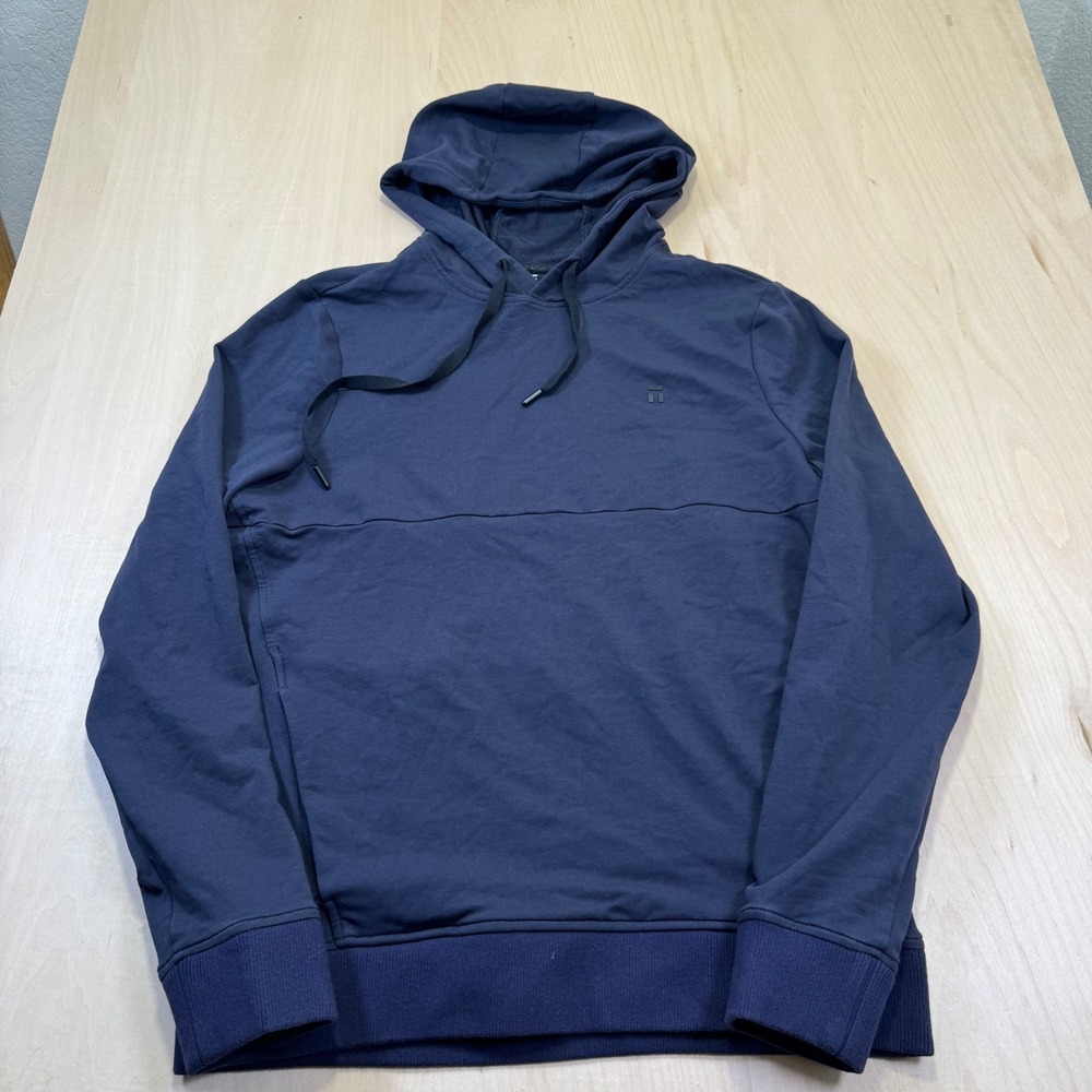 Tommy John The Go‎ Anywhere Collection Navy Blue Hoodie S Pullover